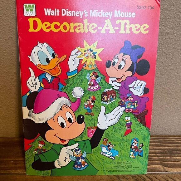1979 Walt Disney Decorate A Christmas Tree Book - Picture 9 of 9